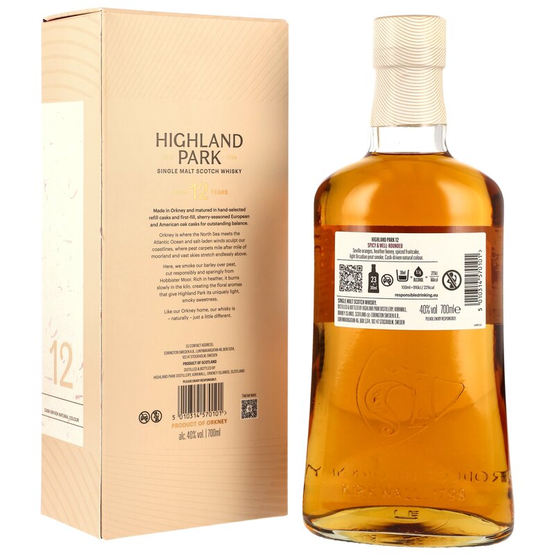 Highland Park 12 y.o. Viking Honour - Neues Design 2025