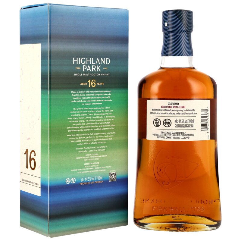 Highland Park 16 y.o. Sea of Orkney - 1st Fill & Refill Sherry Casks