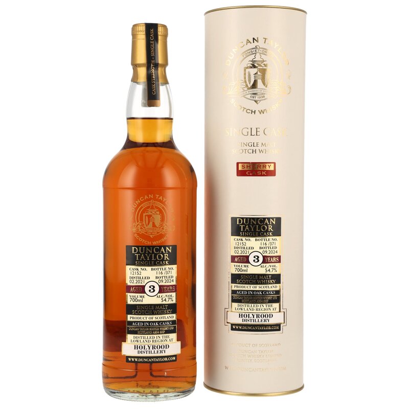 Holyrood 2021/2024 - 3 y.o. Single Cask