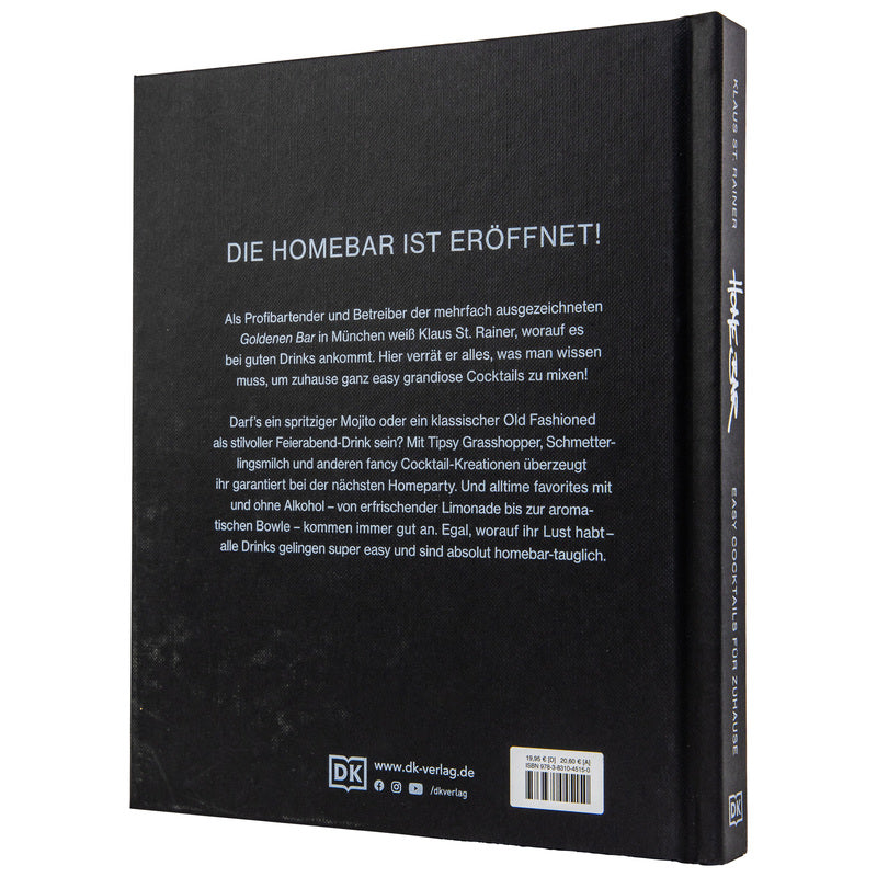 Homebar - Easy Cocktails für zu Hause Buch (Buchpreis 19,95€)