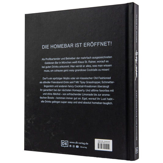 Homebar - Easy Cocktails für zu Hause Buch (Buchpreis 19,95€)