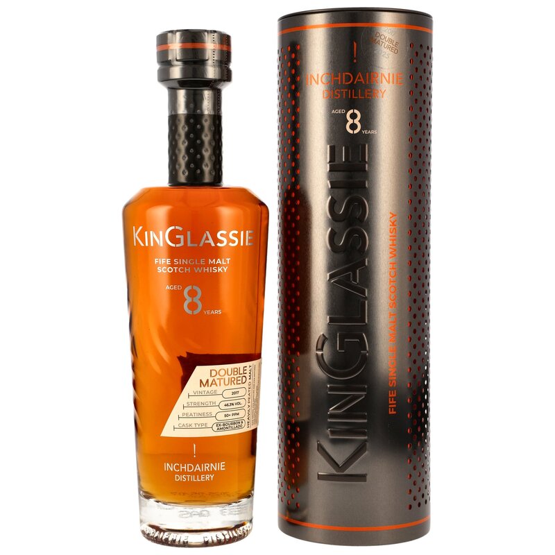 InchDairnie KinGlassie 2017/2025 - 8 y.o. - Single Malt Double Matured Ex-Bourbon & Amontillado Sherry Casks