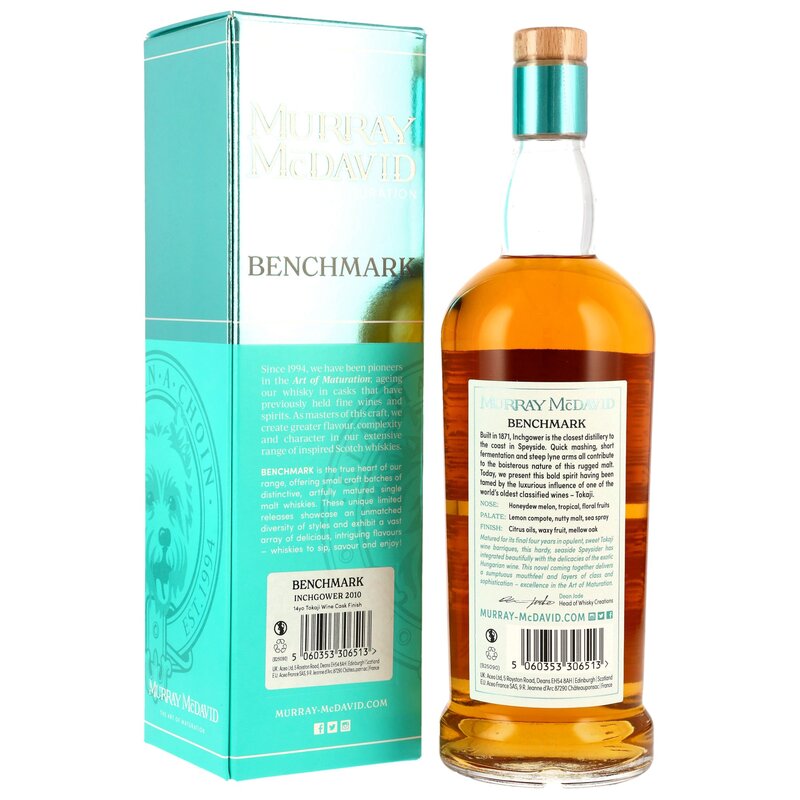 Inchgower 2010/2025 - 14 y.o. - Tokaji Wine Cask Finish - Murray McDavid