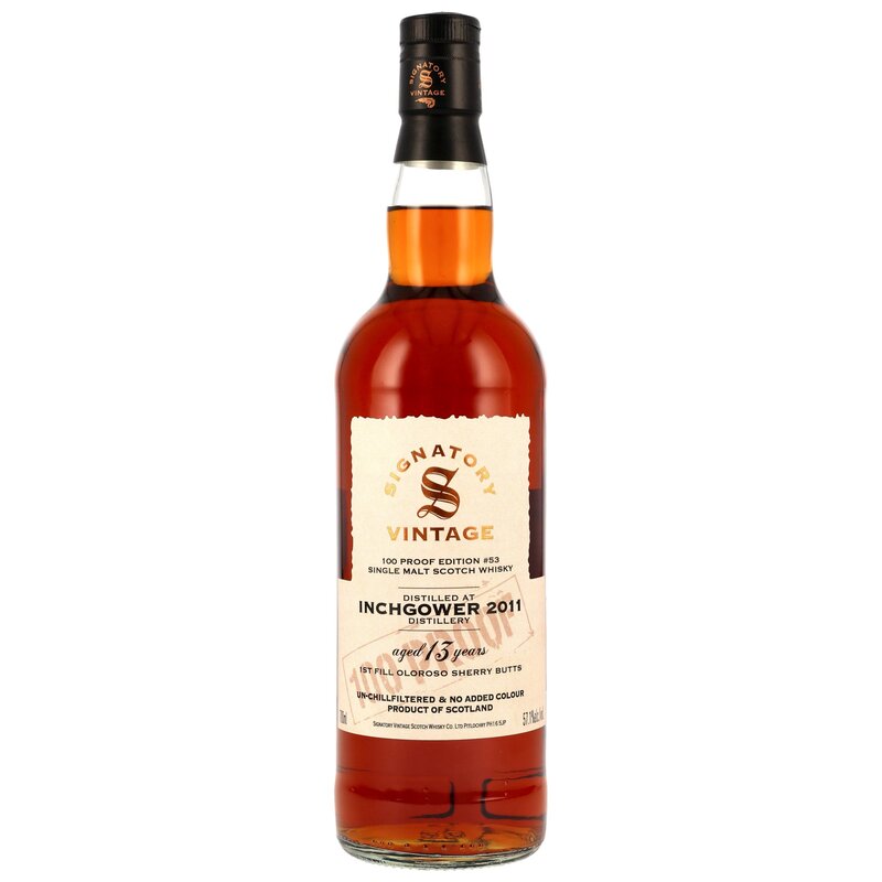 Inchgower 2011/2025 - 13 y.o. - Signatory 100 PROOF Edition