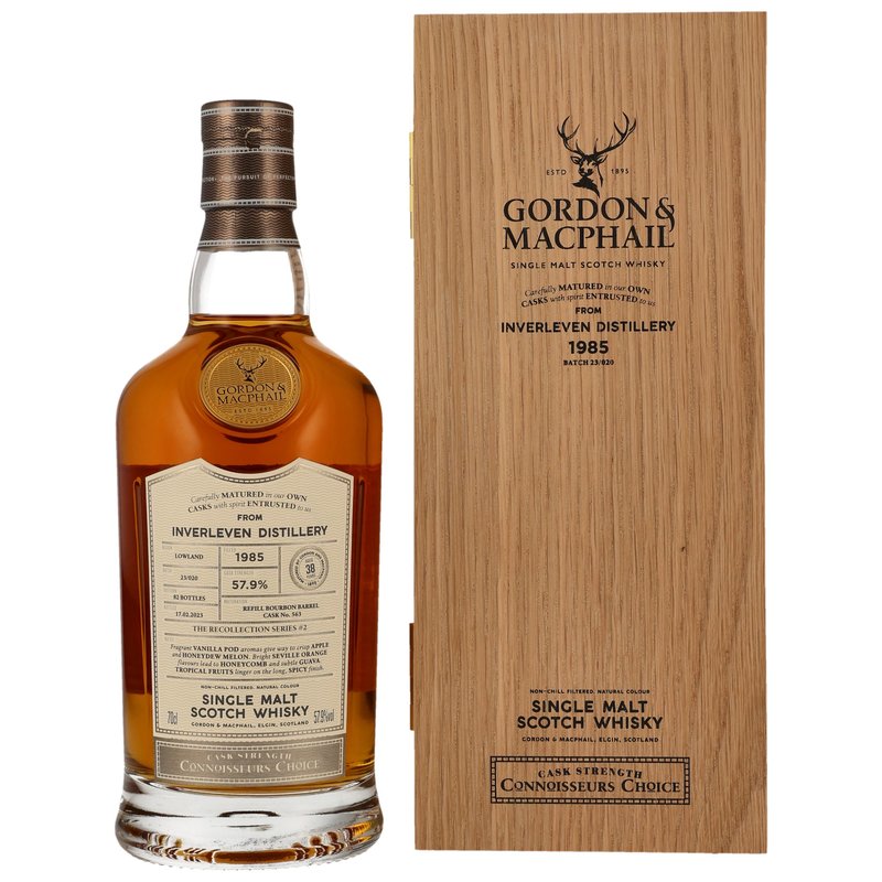 Inverleven 1985/2023  G&M CC UPPER Cask #563