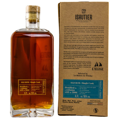 Isautier Rhum 2006/2022 - 15 y.o. l'Elise Rhum Vieux Antipodes