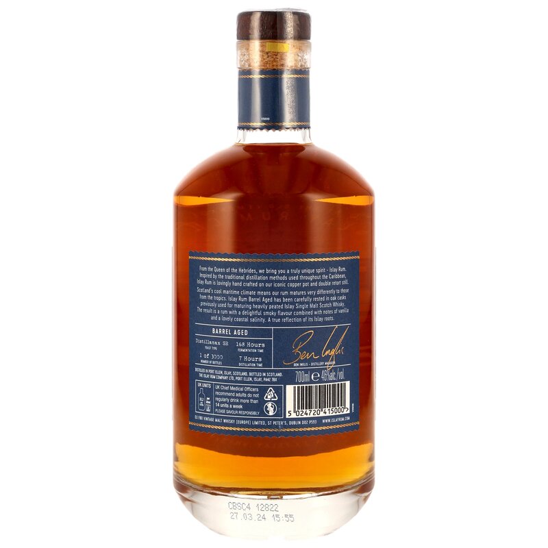 Islay Rum Barrel Aged - The Islay Rum Company