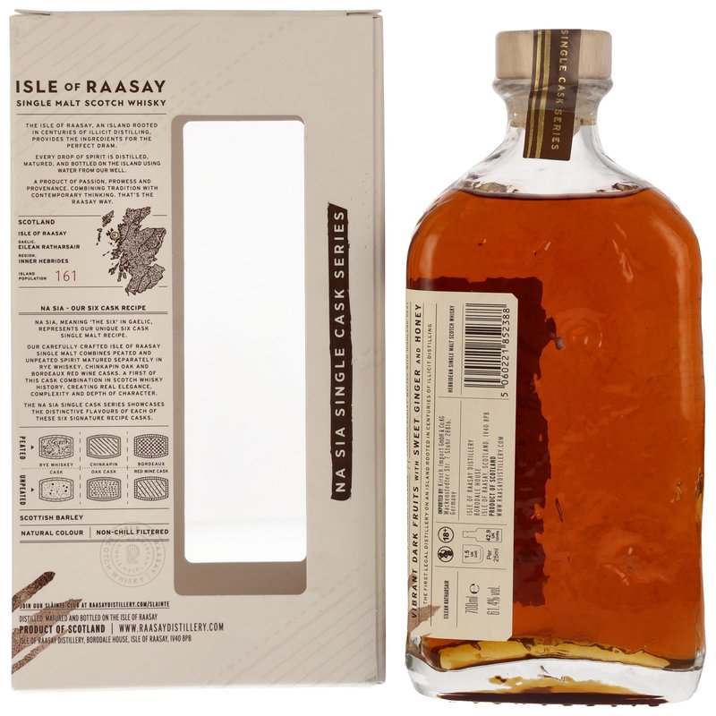 Isle of Raasay 2019/2024 - 5 y.o. - Single Malt Whisky - Single Cask