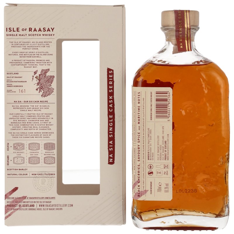 Isle of Raasay 2019/2024 - 5 y.o. - Single Malt Whisky - Single Cask