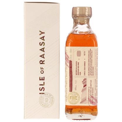 Isle of Raasay - 5 y.o. - Single Malt Whisky - Single Cask #18/721 Peated Red Wine Cask