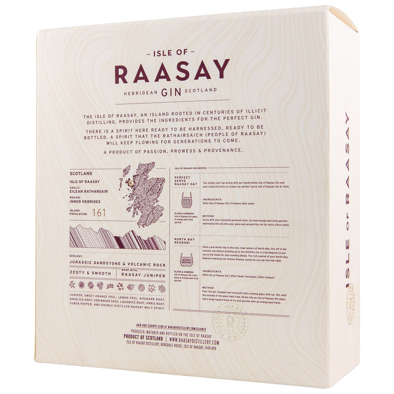 Isle of Raasay Hebridean Gin - Glas GP