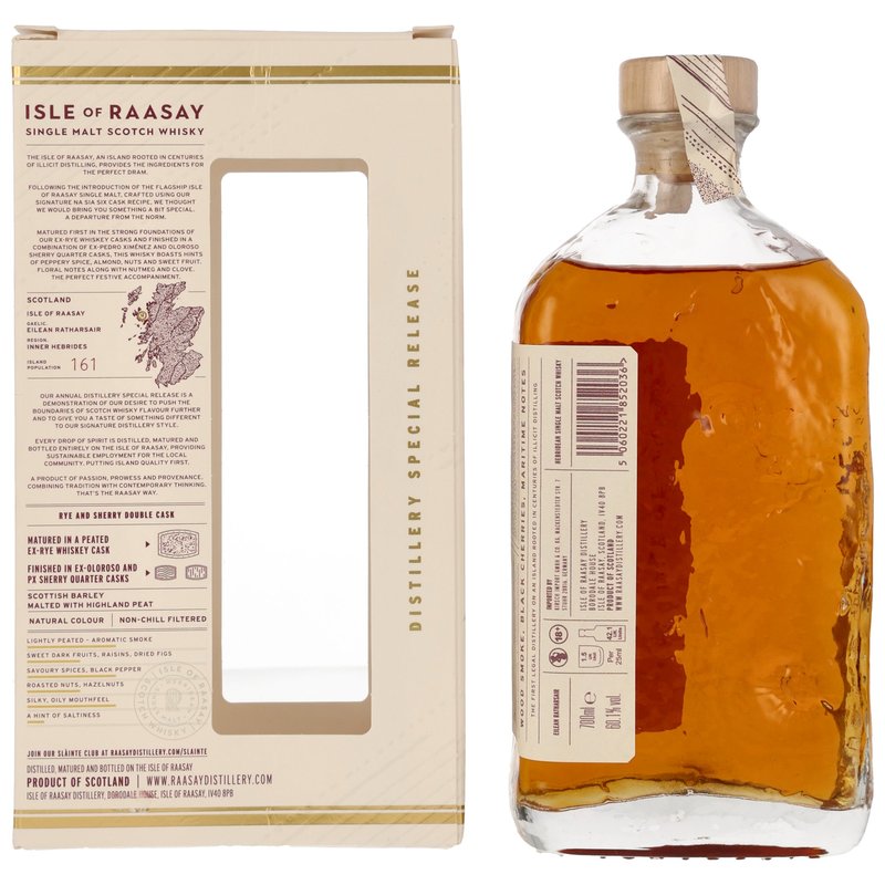 Isle of Raasay Single Malt Whisky - Single Cask