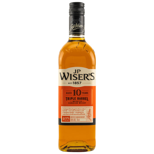 J.P.Wiser's Triple Barrel 10 y.o. Canadian Whisky