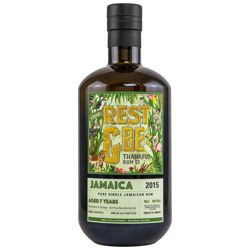 Jamaica Single Rum (Lluidas Vale - Worthy Park) 2015/2023 - 7 y.o. - Small Batch #2 - Rest & Be Thankful