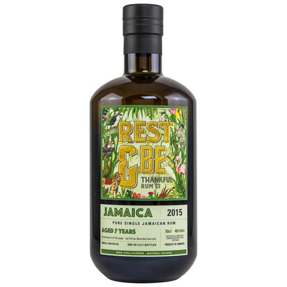 Jamaica Single Rum (Lluidas Vale - Worthy Park) 2015/2023 - 7 y.o. - Small Batch #2 - Rest & Be Thankful