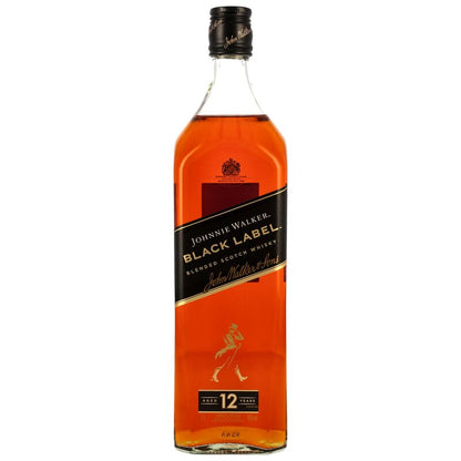 Johnnie Walker Black Label - 12 y.o. - LITER - neue Ausstattung ohne GP