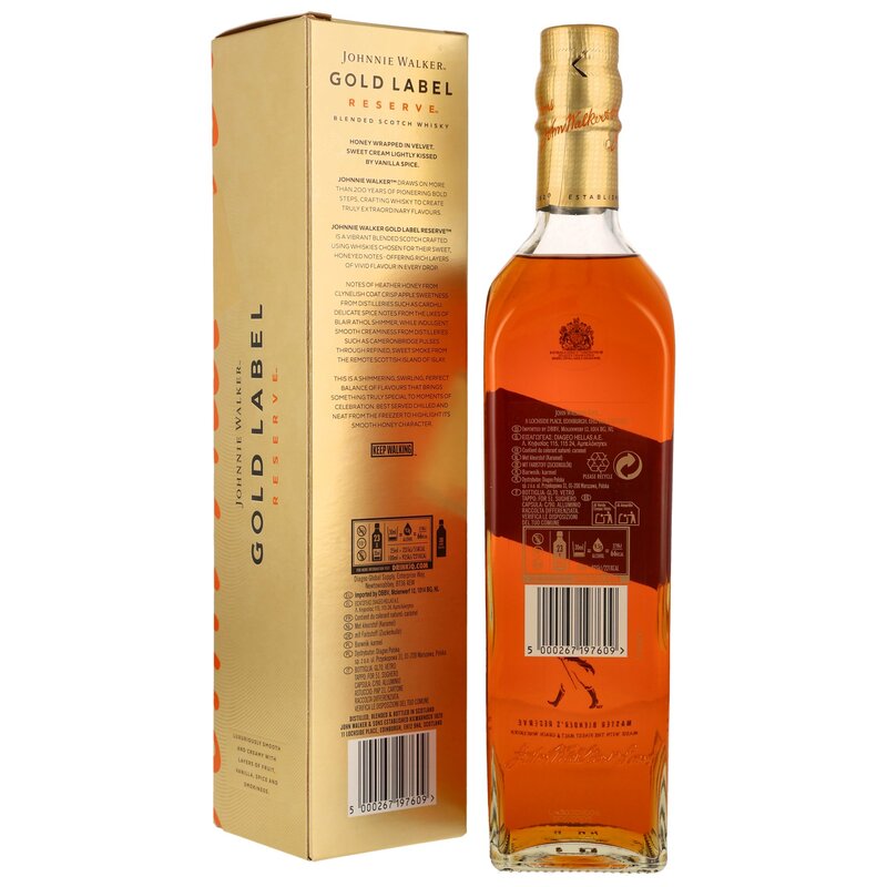 Johnnie Walker Gold Reserve Neue Ausstattung 2024