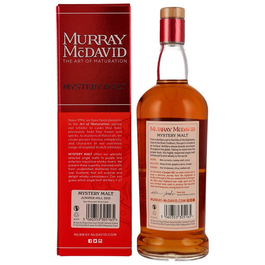 Juniper Hill 2015/2024 - 8 y.o. - Moscatel Wine Cask - Murray McDavid