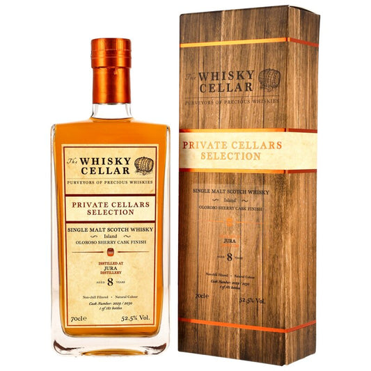 Jura 8 y.o.  - Oloroso Sherry Cask Finish #2029 + 2030 (The Whisky Cellar)