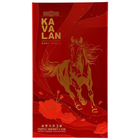 Kavalan Triple Sherry Cask mit Glas