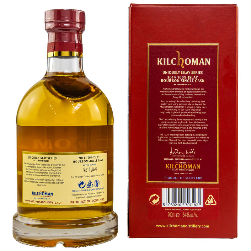 Kilchoman 2014/2023 - 8 y.o. Bourbon Cask #642/2014