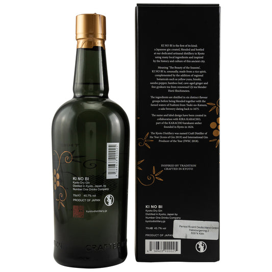 KINOBI - Kyoto Dry Gin - Ki No Bi Classic (Japan)