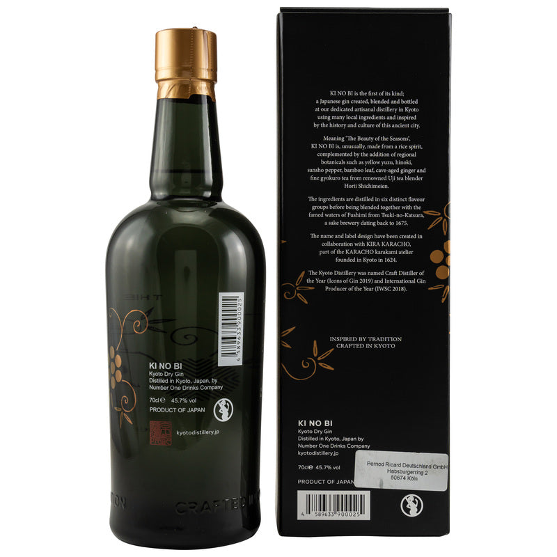 KINOBI - Kyoto Dry Gin - Ki No Bi Classic (Japan)