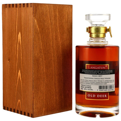 Langatun Old Deer Classic 46% - in Holzbox Batch 297/09/22