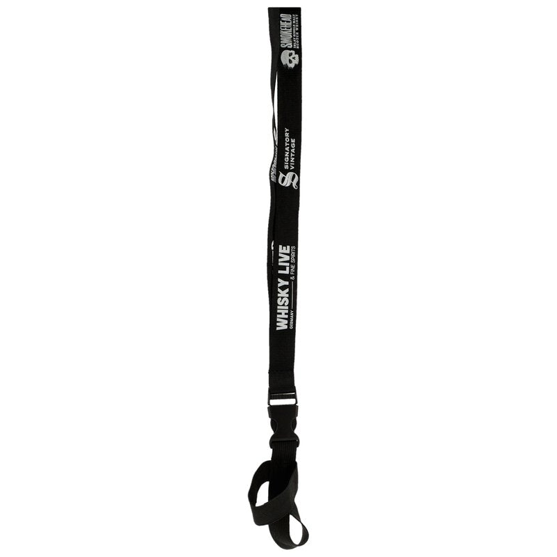 Lanyard (Halsband) mit Glashalter - Whisky Live