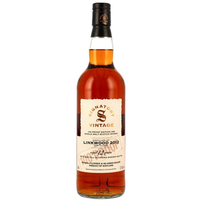 Linkwood 2012/2025 - 12 y.o. - 1st & 2nd Fill Oloroso Sherry Butts - Signatory 100 PROOF Edition #68