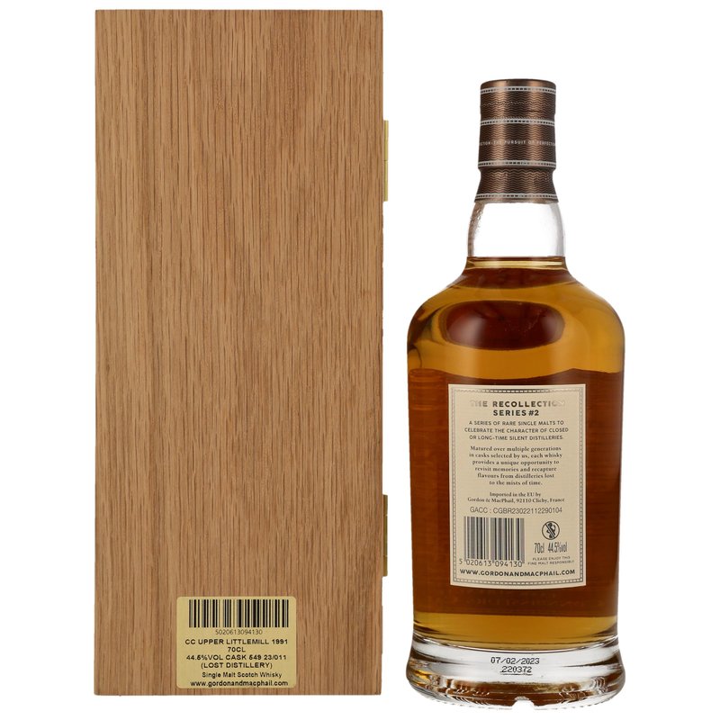 Littlemill 1991/2023  G&M CC UPPER Cask