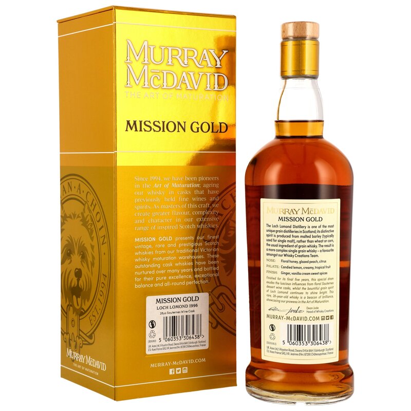 Loch Lomond 1996/2025 - 28 y.o. - Sauternes Cask Finish - Murray McDavid