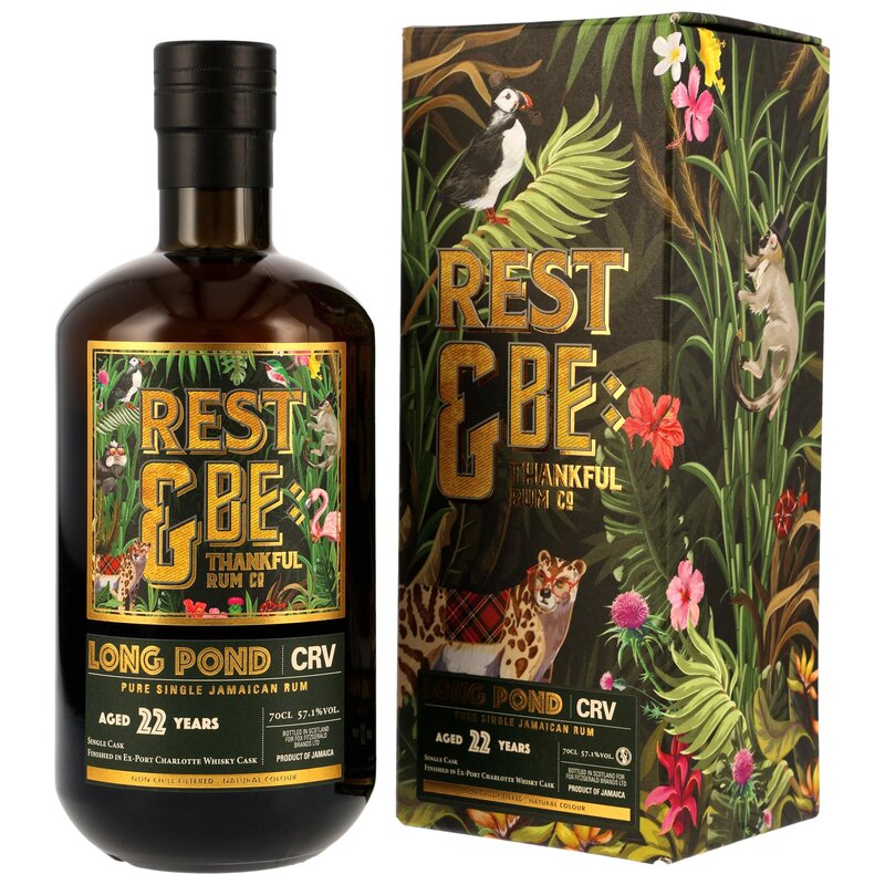 Long Pond 22 y.o. - CRV Single Cask #1195 - Rest & Be Thankful