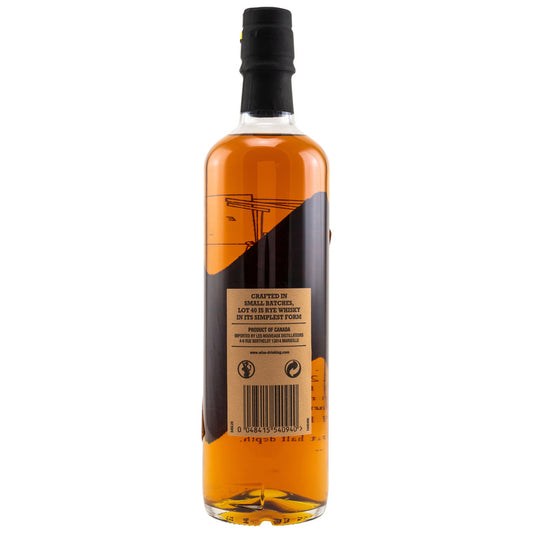 Lot No.40 Cask Strength 100% Rye Whisky