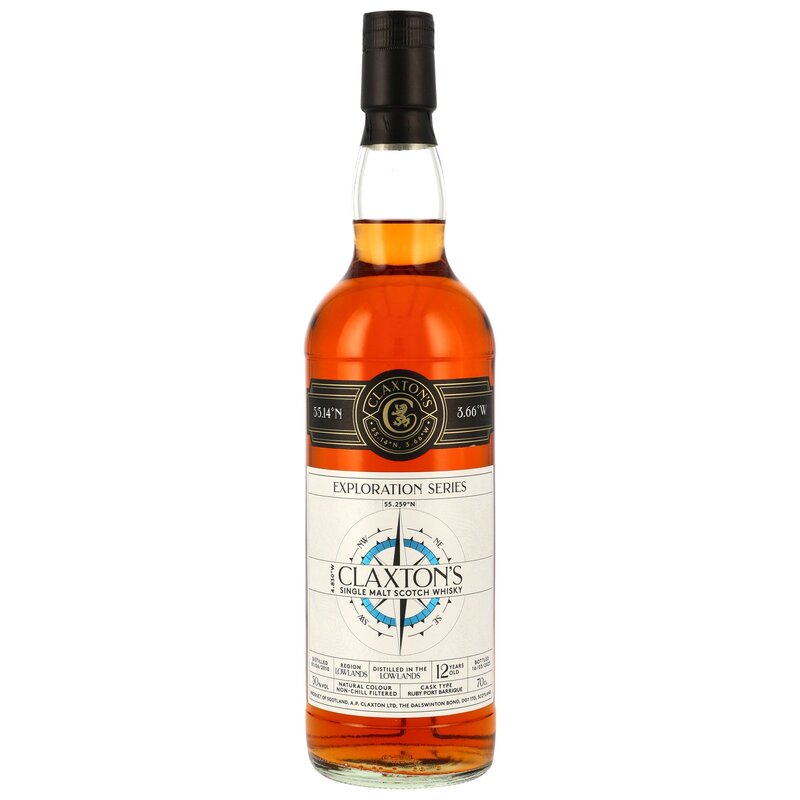Lowlands 2010/2023 - 12 y.o. - Single Malt Scotch Whisky - Ruby Port Cask - (Claxtons)