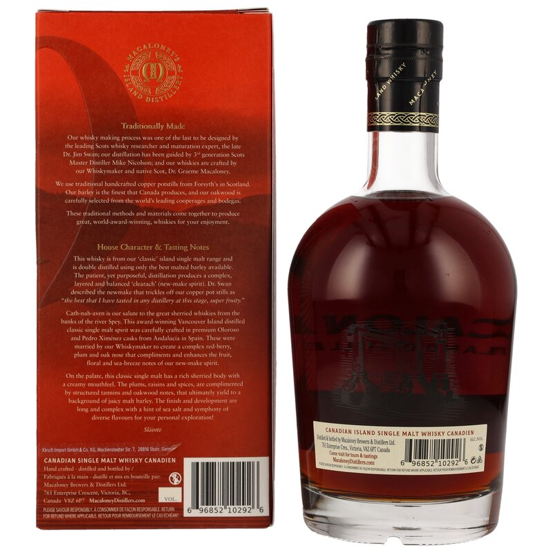 Macaloney - Cath-Nah-Aven - Canadian Single Malt
