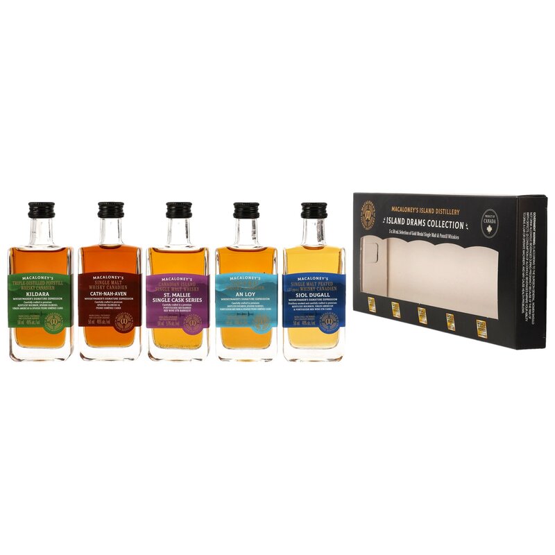 Macaloney Island Drams Collection 5 x 0,05 - 48,2%