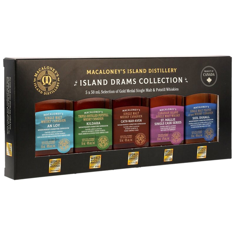 Macaloney Island Drams Collection 5 x 0,05 - 48,2%