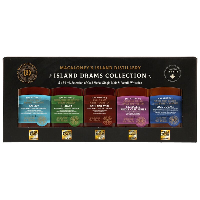 Macaloney Island Drams Collection 5 x 0,05 - 48,2%
