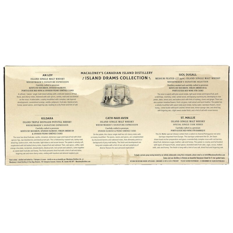 Macaloney Island Drams Collection 5 x 0,05 - 48,2%