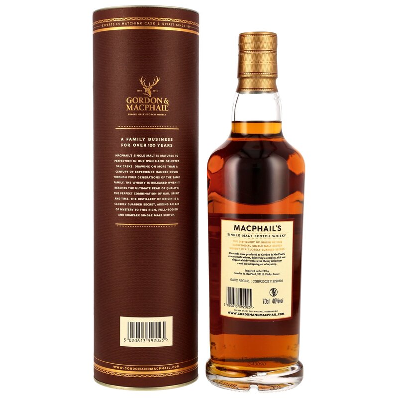 MacPhail´s 21 y.o. - G&M in Tube