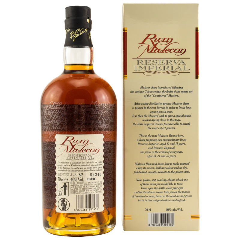 Malecon 21 y.o. Reserva Imperial Rum