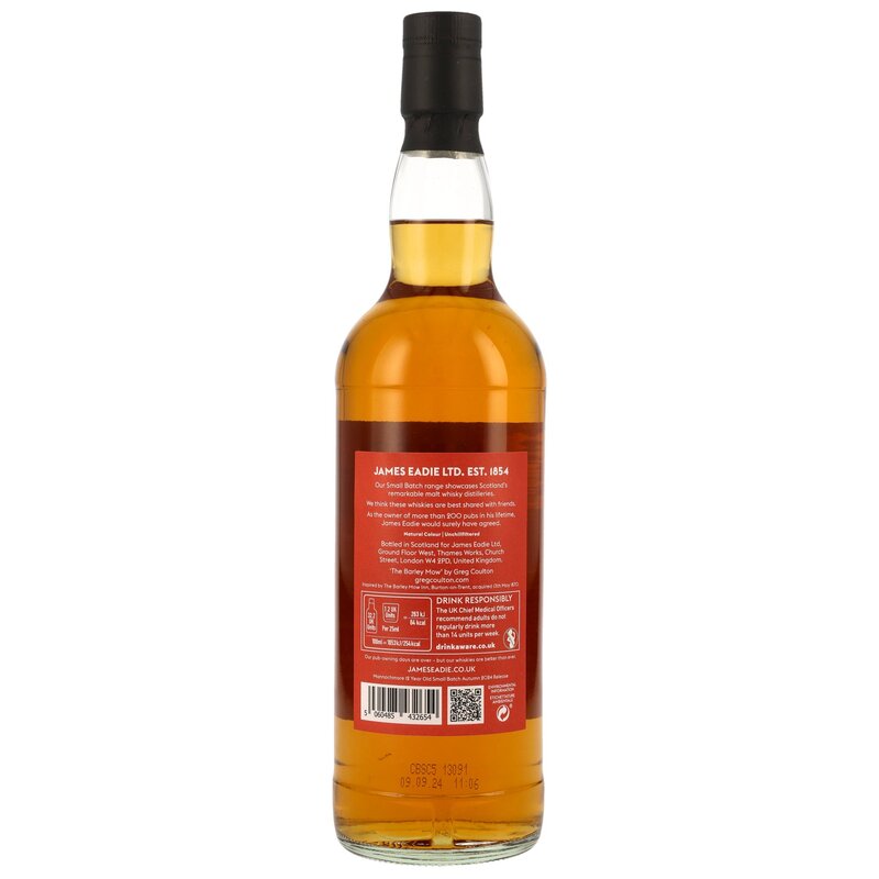 Mannochmore 2012/2024 - 12 y.o. 1st Fill Bourbon Hogshead & Re-Charred Butt #6697 & 2344 - James Eadie