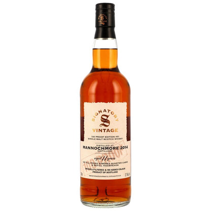Mannochmore 2014/2025 - 11 y.o. - 1st Fill & Refill PX Sherry Casks - Signatory 100 PROOF Edition #51