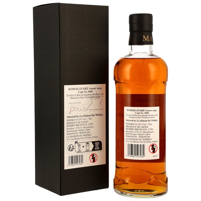 Mars Komagatake 6 y.o. - 02  Oshi-Dashi Sumo Series - Bourbon Barrel #5458