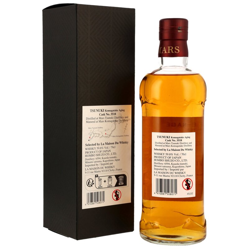 Mars Tsunuki 7 y.o. - 04 Uwate-Nage Sumo Series - Bourbon Barrel #3518