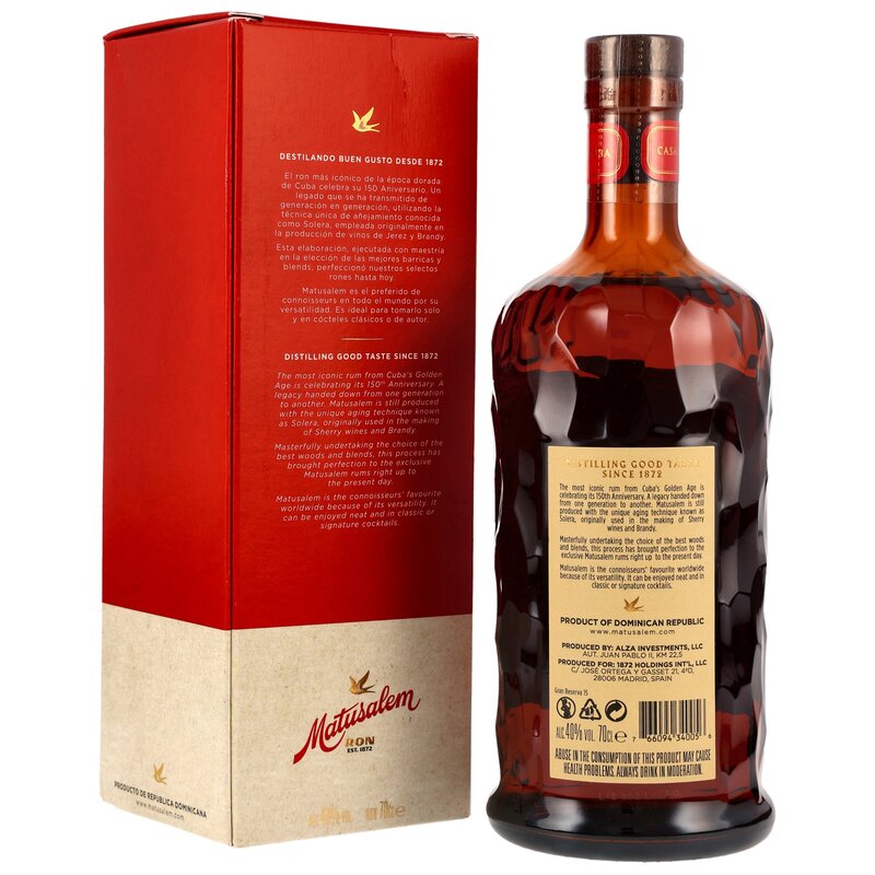 Matusalem 15 Gran Reserva - neue Ausstattung 2025