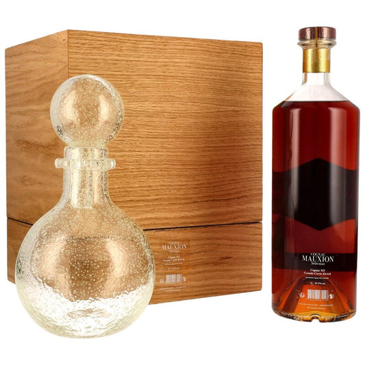 Mauxion Cognac Grande Cuvee Kirsch - mit Karaffe Shiny Bottle