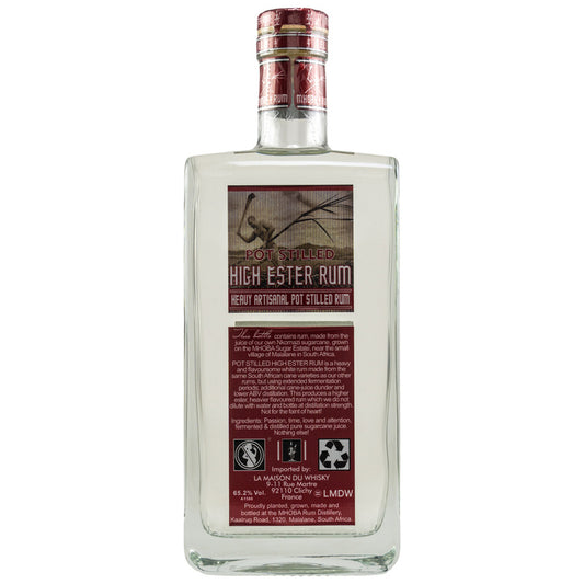 Mhoba Rum - Pot Stilled High Ester Rum - 65,2%