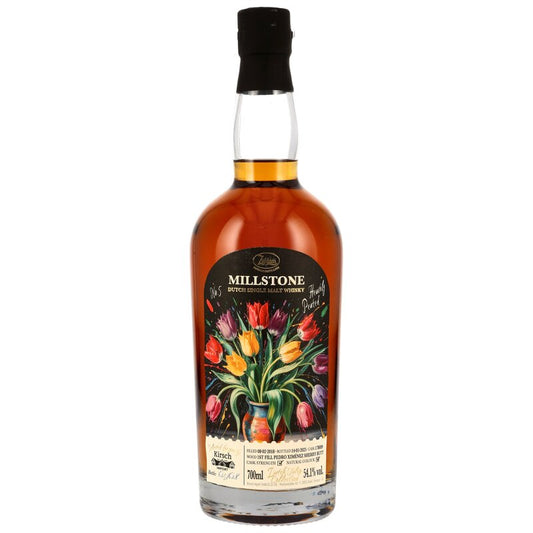 Millstone 2018/2025 Heavily Peated - 7 y.o. - 1st Fill PX Cask #17B089 - Tulip Collection No.5 - Kirsch